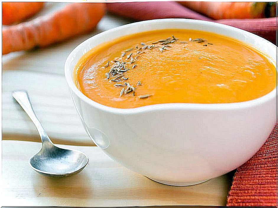 Turmeric carrot cream