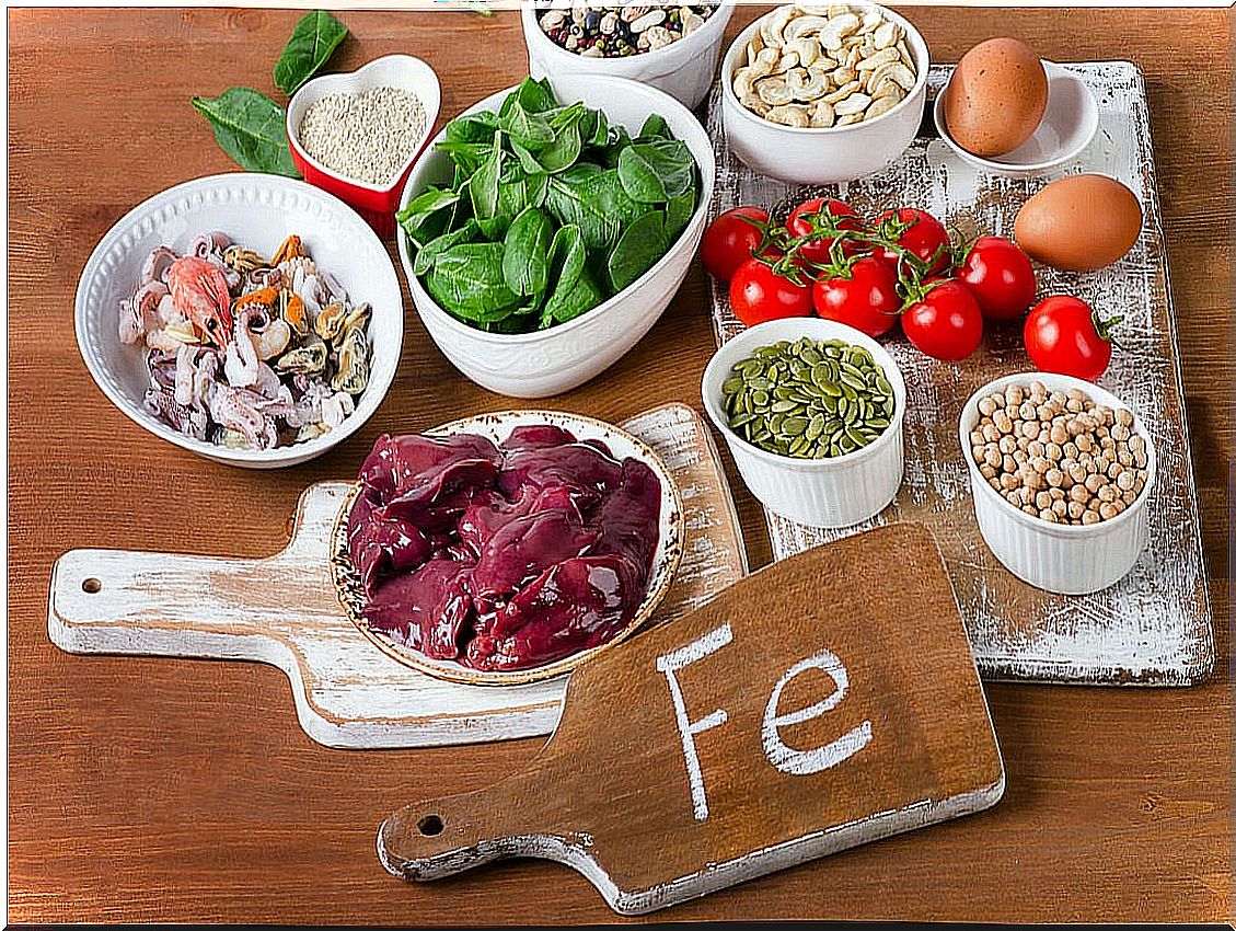 Iron foods for anemia.