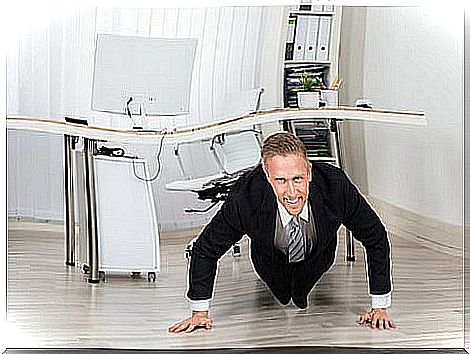 push-ups in the office