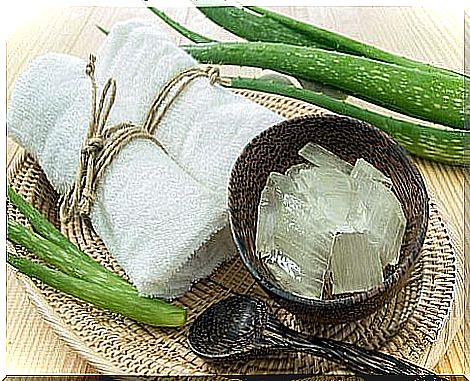 Aloe vera mask