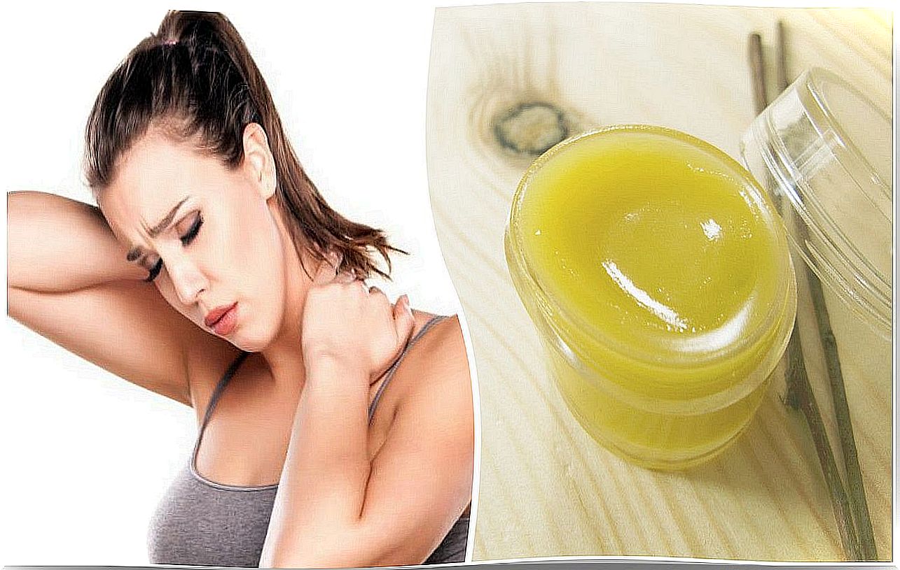 Make a stiff neck ointment