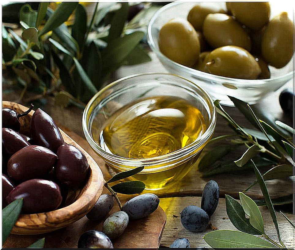 Foods to reduce appetite: olive oil