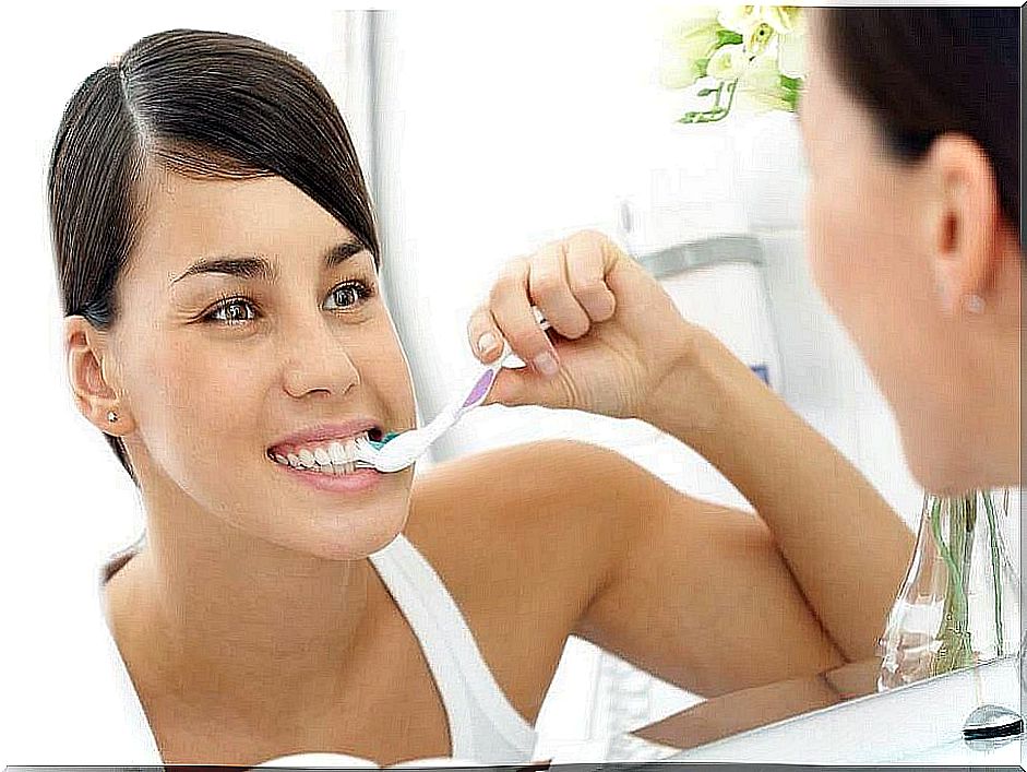 Brush your teeth at least twice a day